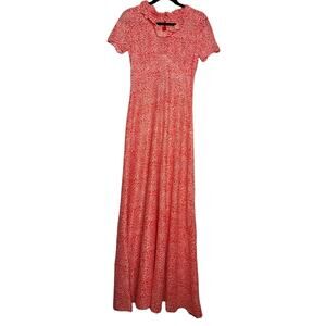 Vintage Red Maxi Dress